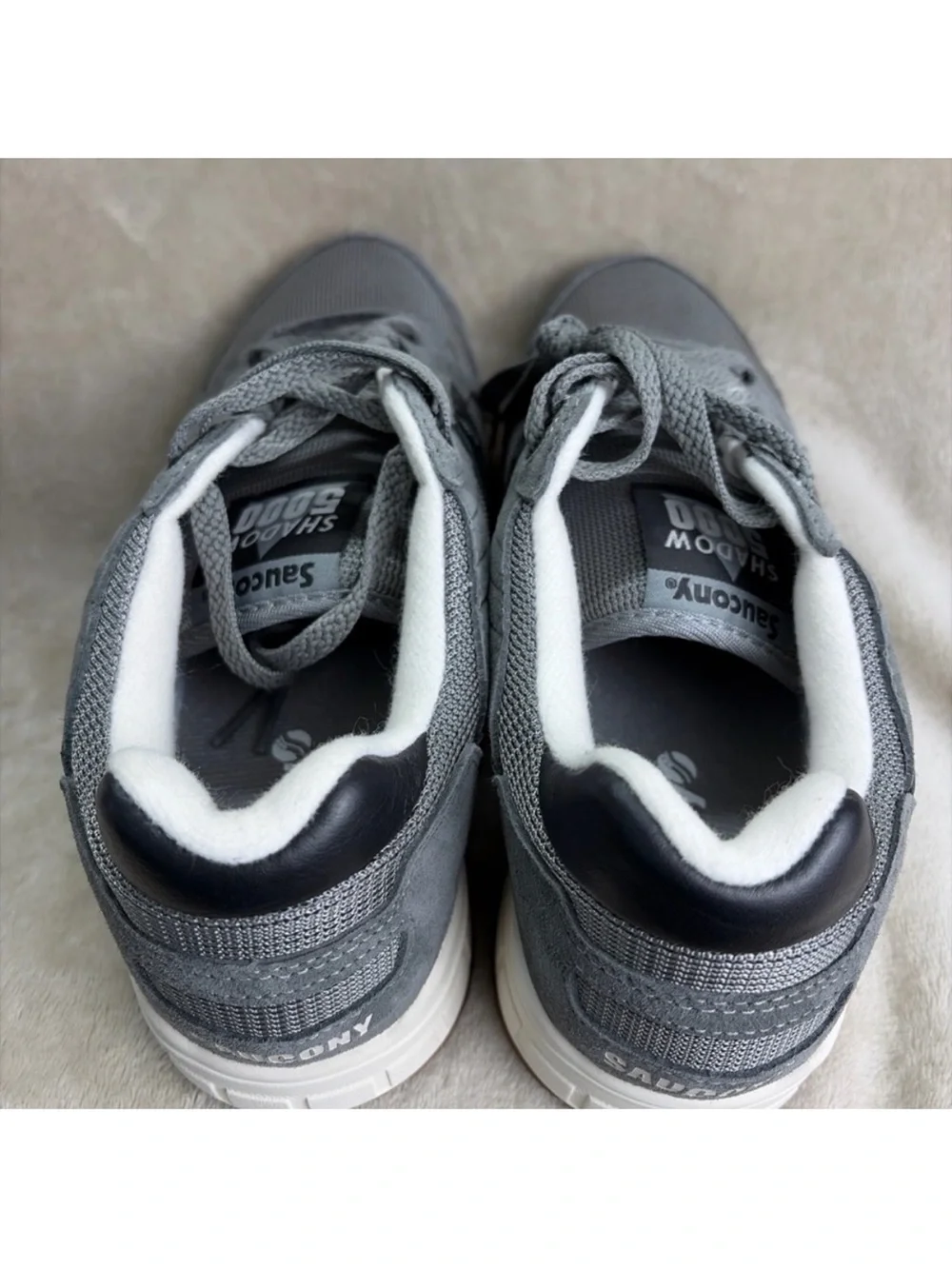 Saucony Shadow 5000 Gray/Black Size 10.5 Sneakers Retro-Style Walking S70665-71
